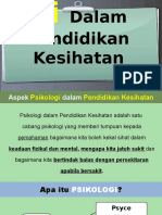 Psikologi Dalam Pendidikan Kesihatan