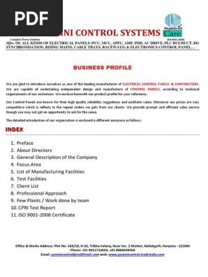 Business Profile