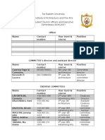 Student Council Directory