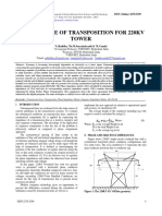 Significance of Transposition For 220kV Tower