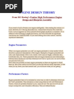 Engine Design Theory