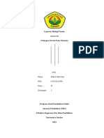 Laporan Praktikum Biologi Umum Golongan Darah