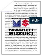 Maruti Suzuki India Limited is India