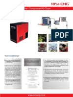 SSD Series Refrigeration Compressed Air Dryer Technical Specs