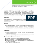 Procedimiento de Notificación e Investigación