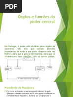 Órgãos e Funções Do Poder Central