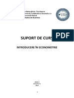 Introducere in Econometrie