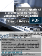 Analiza Proiectului Grafic Şi Editorial Adevărul