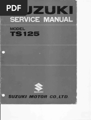 絶版】TS125R サービスマニュアル 最終版 サービスガイド