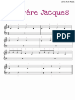 Frere Jacques Music PDF