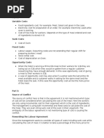 Case 1-1 Local 635: Part A Variable Costs