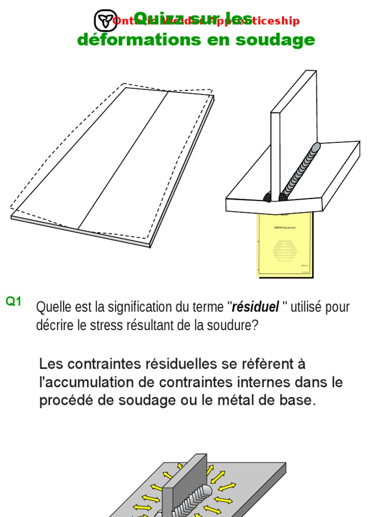 Effets thermiques du soudage (déformations) - Rocd@cier