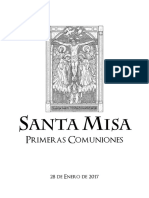 Misa Primera Comunión