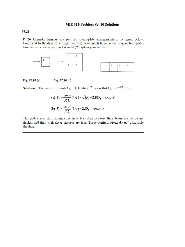 MIE 312 Problem Set 10 Solutions | PDF