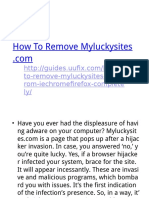 How To Remove