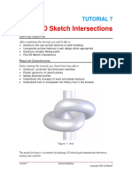 3D Sketch Intersections: Tutorial 7