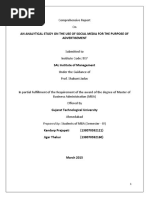 Social Media for Advertisement Final