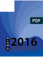 Academic Calendar 2016
