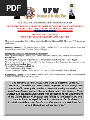 2017-01 Meeting Minutes - January 2017