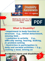 Meeting Needs Through Understanding Disability