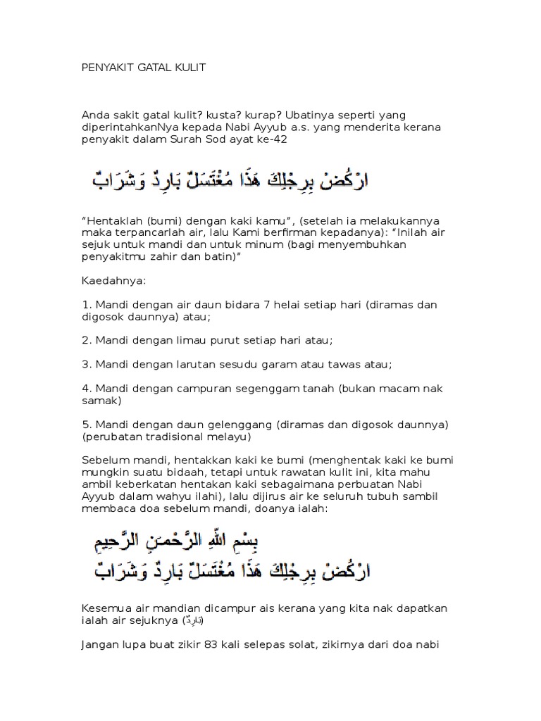 Penyakit Gatal Kulit Pdf