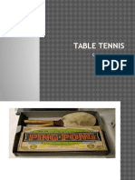Table Tennis: Grade 11 Lecture November 2016