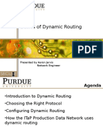 Basics of Dynamic Routing: Presented by Aaron Jarvis Network Engineer
