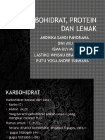 Karbohidrat, Protein Dan Lemak