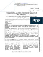 Assessment of Human Papilloma Virus