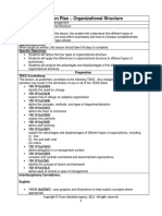 Activities Org Structure