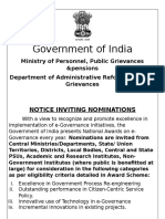 Advertisement by Government of India