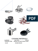 Cooking Materials