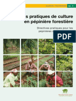 Bonne Pratiques de Culture en Pépinière Forestière