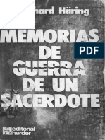 Memorias de Guerra de Un Sacerdote - Bernhard Haring PDF