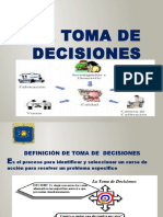 La Toma de Decisiones