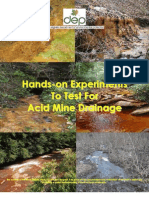 Hands On Experiments To Test For Acid Mine Drainage