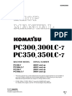Shop Manual PC300LC 7 - SN40001and Up
