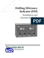 Thunderbird Mining Systems - Drilling Efficiency Indicator (DEI)