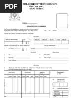 2024 - 2025 ECOT Application Form | PDF | Identity Document | College