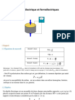 Chap8 Diélectrique Et Ferroélectriques - ENSTAB Courseware