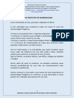 Curso Gratuito de Numerologia Pitagórica