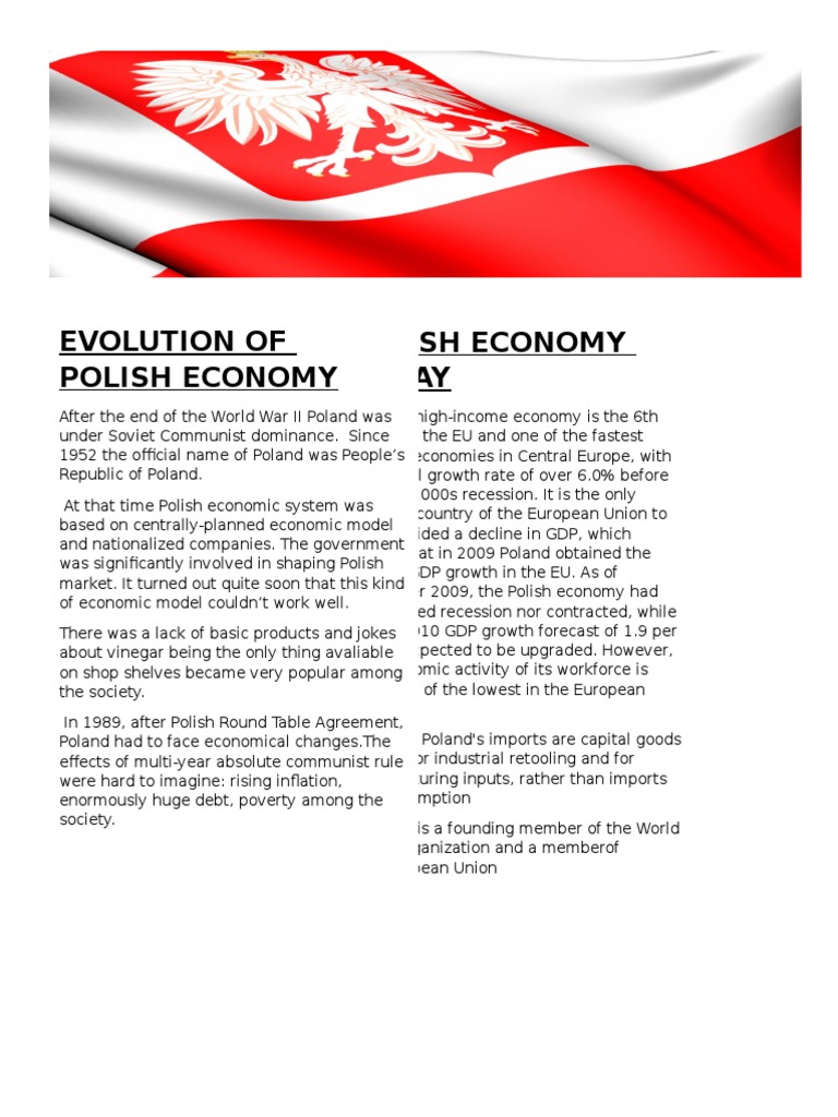 Polish Economy Today Evolution of Polish Economy | PDF | Energy ...