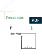 08honors Physics - Projectile Motion