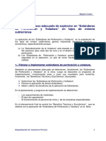 Beneficios Del Uso Adecuado de Explosivo en "Estándares de Perforación y Voladura" en Tajos de Minería Subterránea