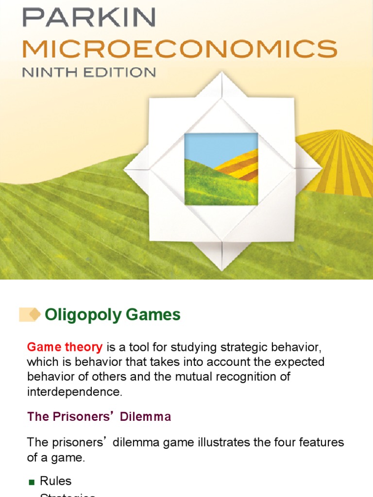 Introduction. Game Theory | PDF | Game Theory | Economics Of Uncertainty