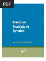 Avanços Na Tecnologia de Sprinklers