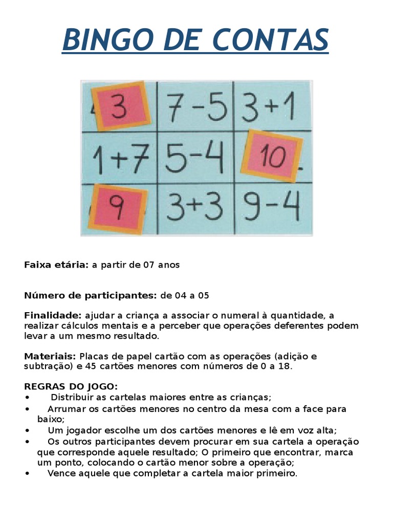 Subtração de jogos de matemática infantil e adição de números