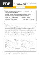 Design Topic: Fractions - Subject(s) Math - Grade(s) - 4 - Designer(s) Kimberly Witham Understanding by Design