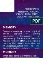 Performing Mensuration and Calculation (PMC)