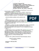 Ordinul NR 924 Din 2011 Pentru Ocuparea Temporara Si Scoaterea Definitiva de Teren Din Fondul Forestier